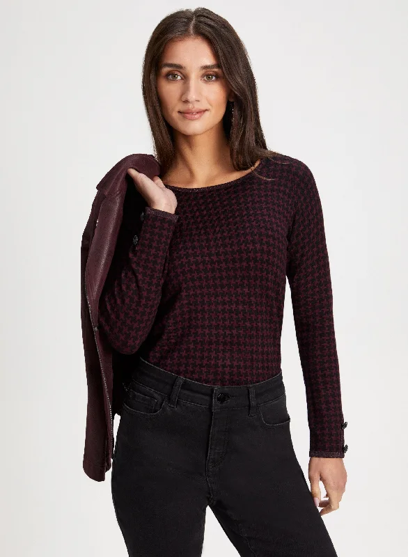 Houndstooth Sweater