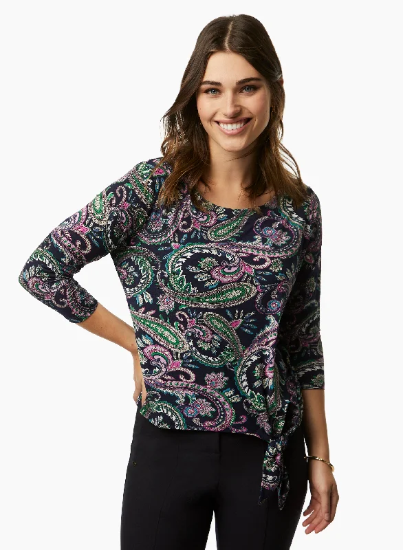 Paisley Print Top