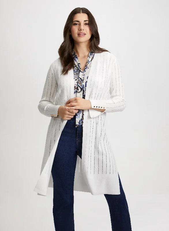 Pointelle Knit Cardigan