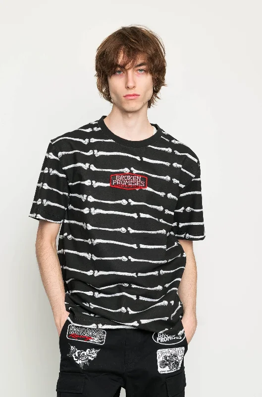 Bone Dry Stripe Knit Tee