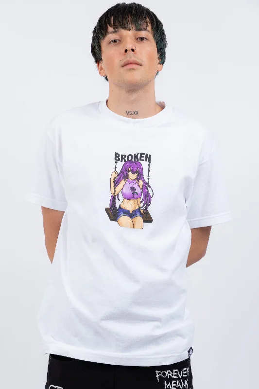 Broken Girl Tee White