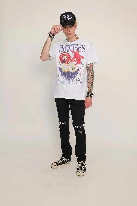 Cherry Bomb Tee White