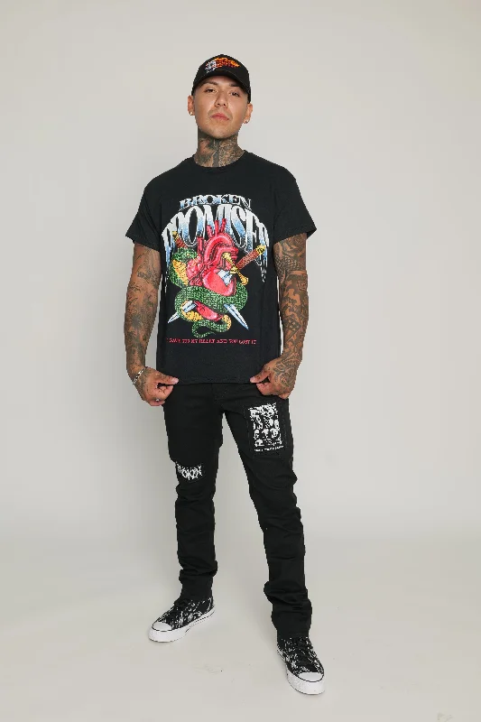 Lost Me S/S Tee Black