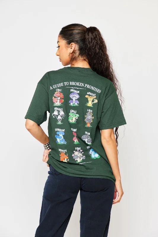 Mushroom Guide Tee Green