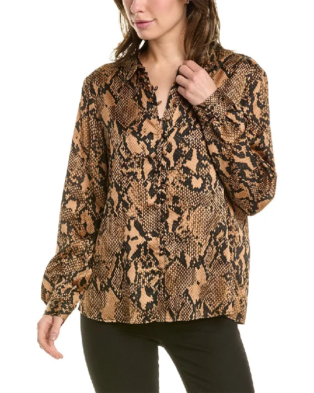 Donna Karan Collared Blouse