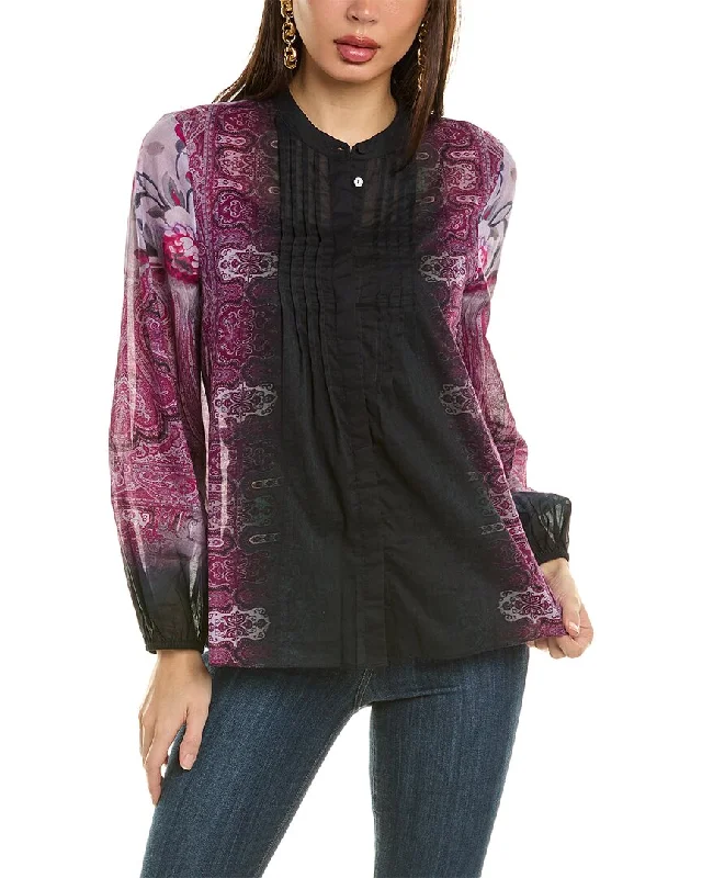 Kobi Halperin Jodie Printed Voile Blouse