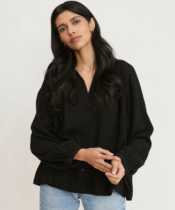 Long-Sleeve Willow Blouse