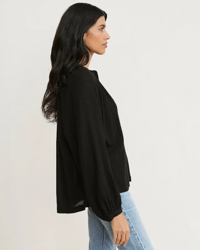 Long-Sleeve Willow Blouse