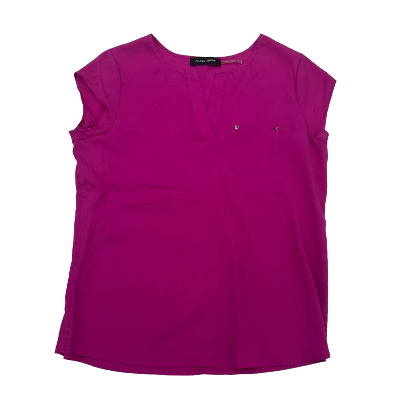 PURPLE IVANKA TRUMP BLOUSE SS, Size M