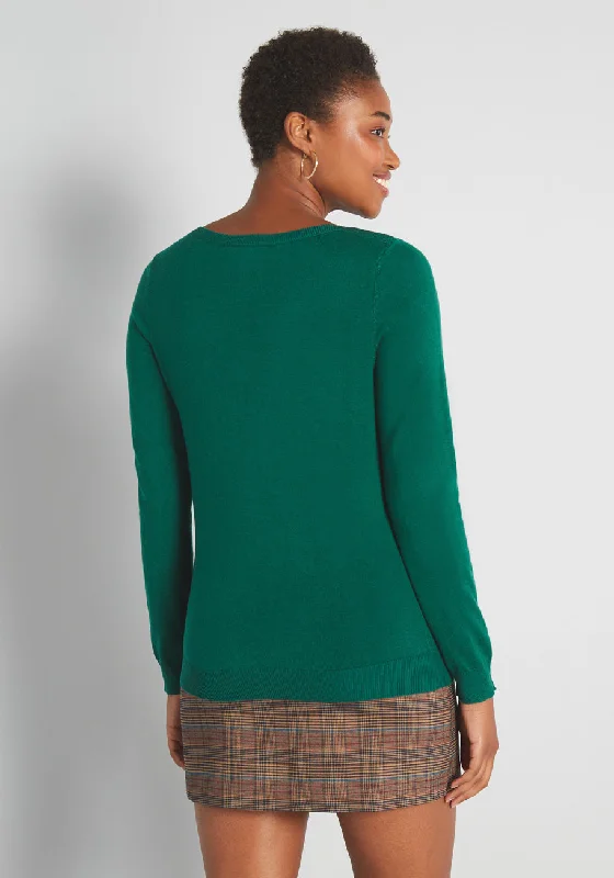 Charter School Boatneck Pullover Sweater