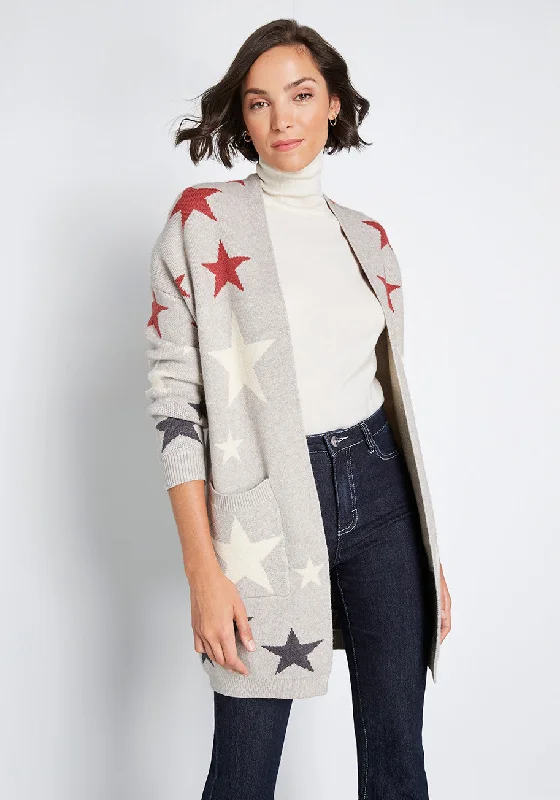 From Star to Finish Oversized Cardigan