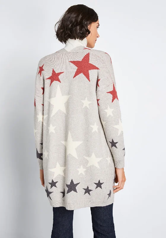 From Star to Finish Oversized Cardigan