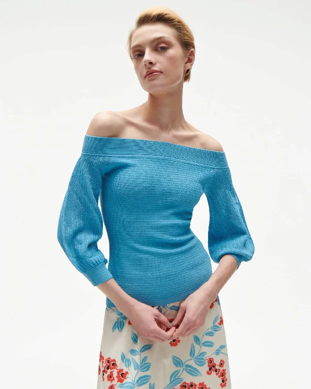 Gloria Sweater Misty Blue