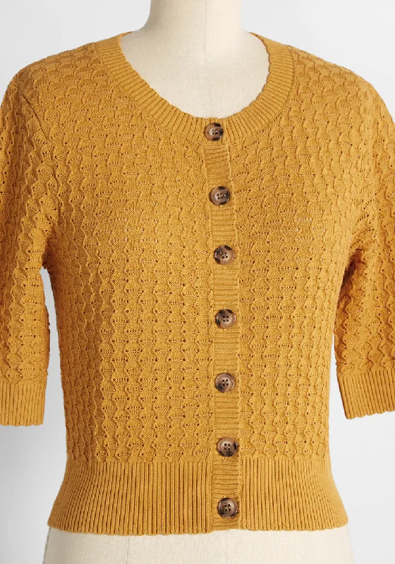 Honey and Haute Cropped Cardigan