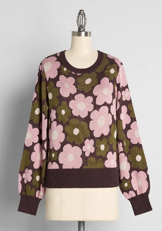 ModCloth x Princess Highway A Beautiful Bundle Graphic Sweater