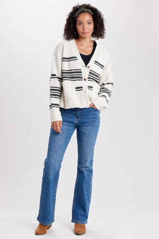 Stonewall Stripe Chenille Cardigan