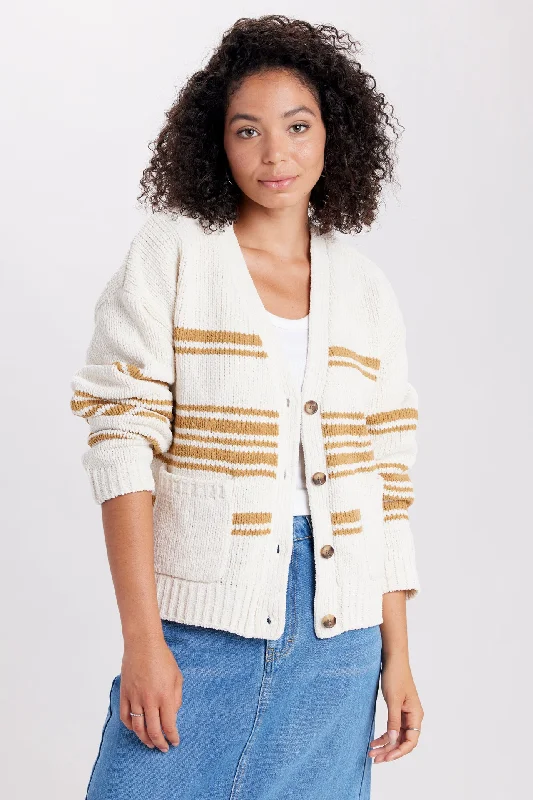 Stonewall Stripe Chenille Cardigan