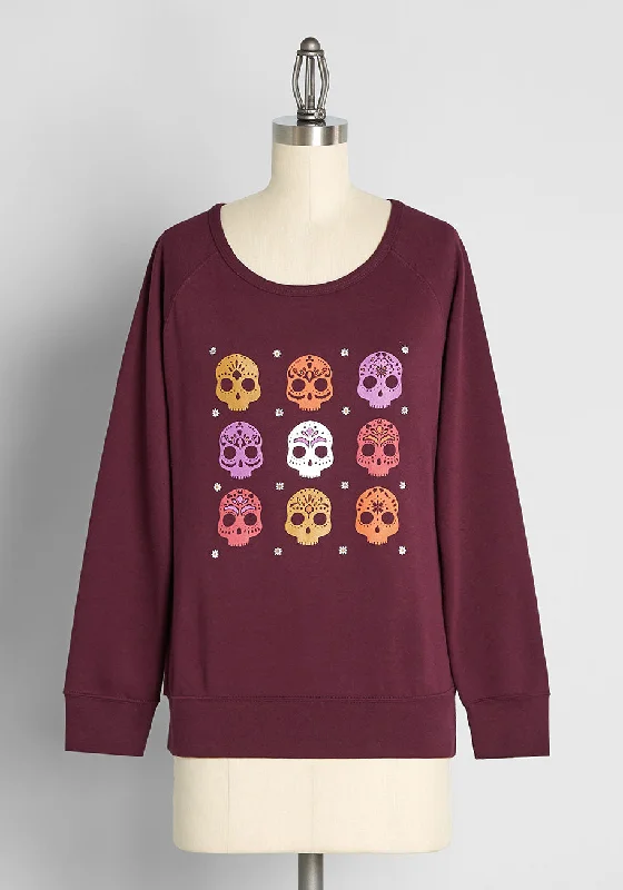 Sugar, Sugar Candy Skulls Sweatshirt