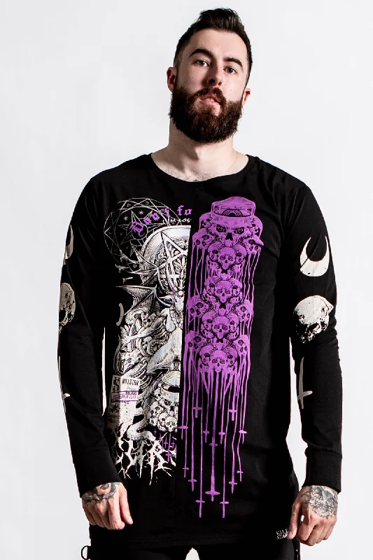 Cursed Split Long Sleeve Top