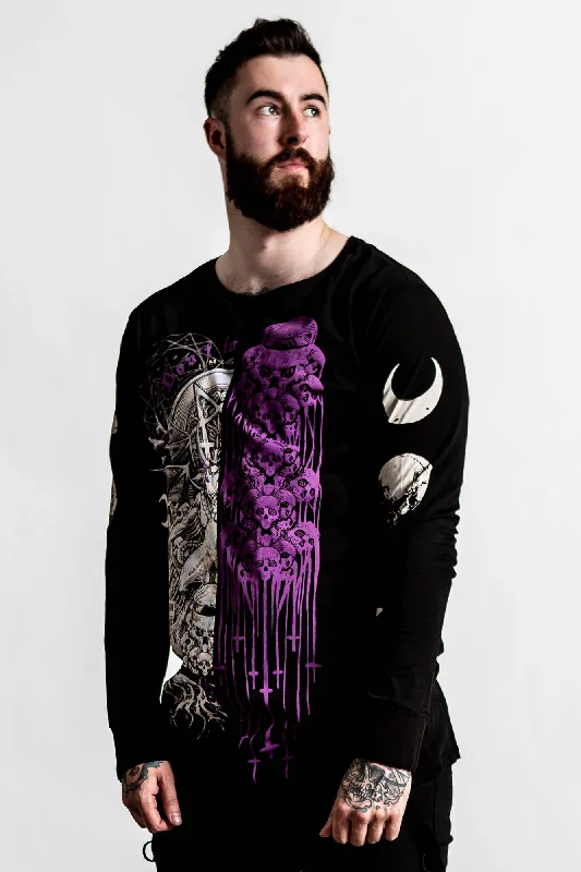 Cursed Split Long Sleeve Top