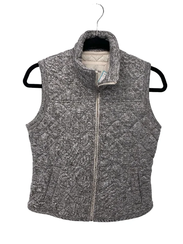 Abercrombie Misses Size Medium Grey Vest