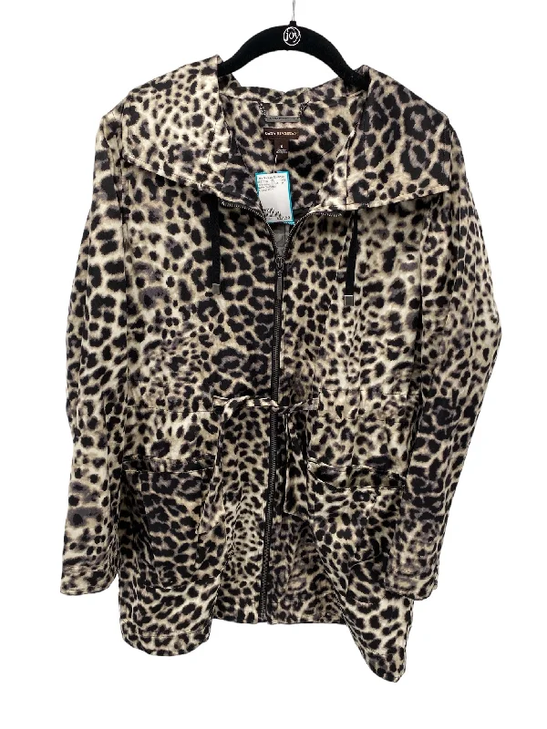 Dana Buchman Misses Size Small Animal Print Outerwear Jacket