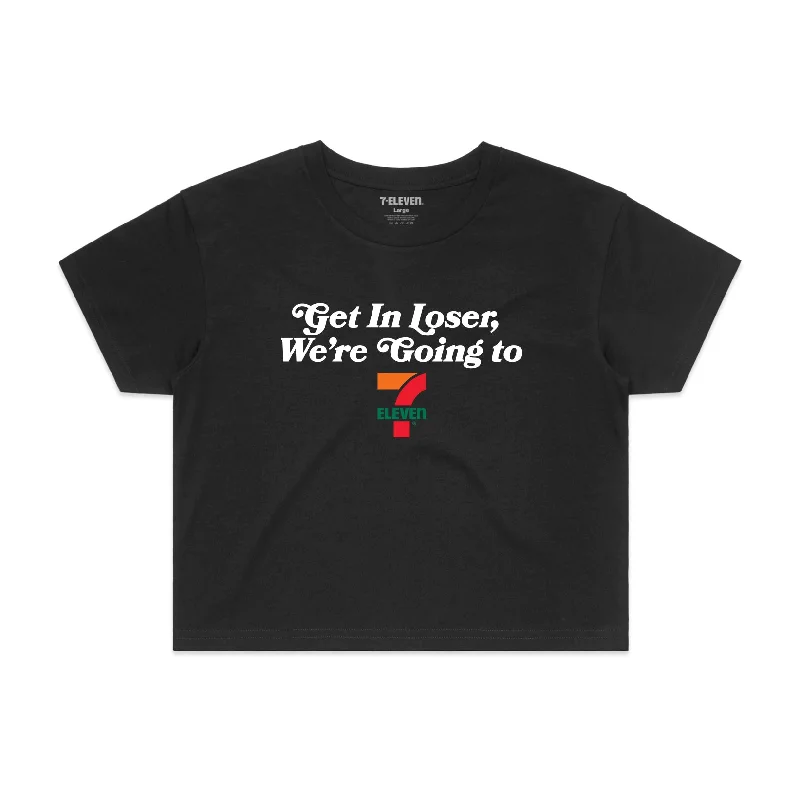 Get In Loser Women's Crop Tee