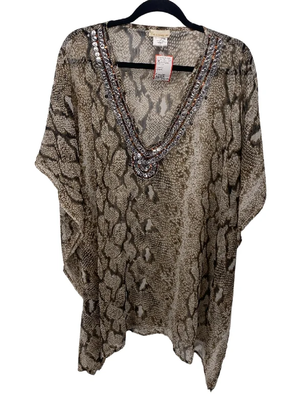 It's SO You Boutique Misses Size One size Brown Print Wrap