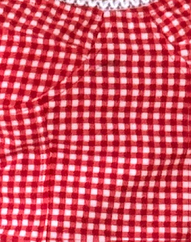 Leif Cami Top in Red Gingham