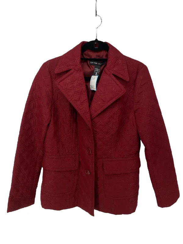 New York & CO Misses Size Medium Red Outerwear Jacket